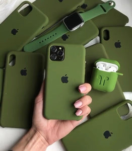 Silicon Case (OLIVE GREEN)