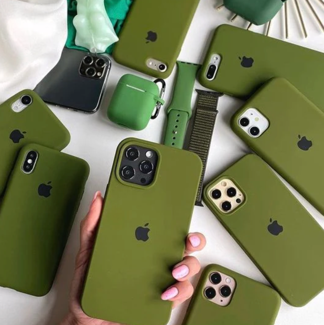 Silicon Case (OLIVE GREEN)